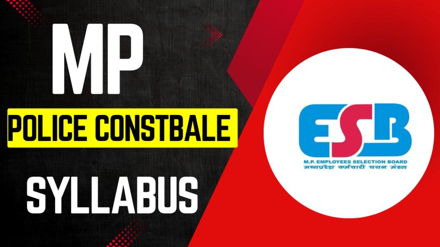 MP Police Constable Syllabus