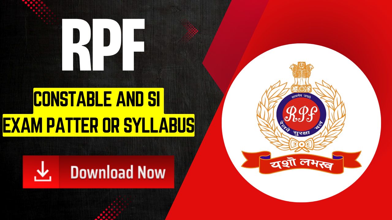 RPF Constable & SI Exam Pattern