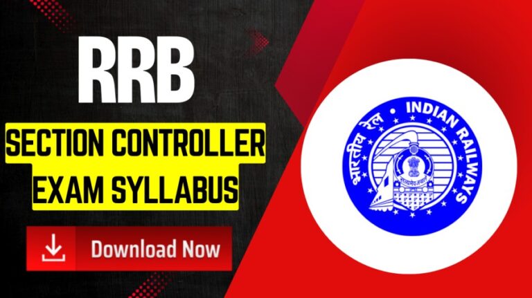 RRB Section Controller Exam Syllabus