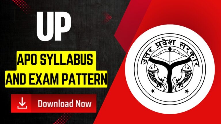 UP APO Syllabus 2025